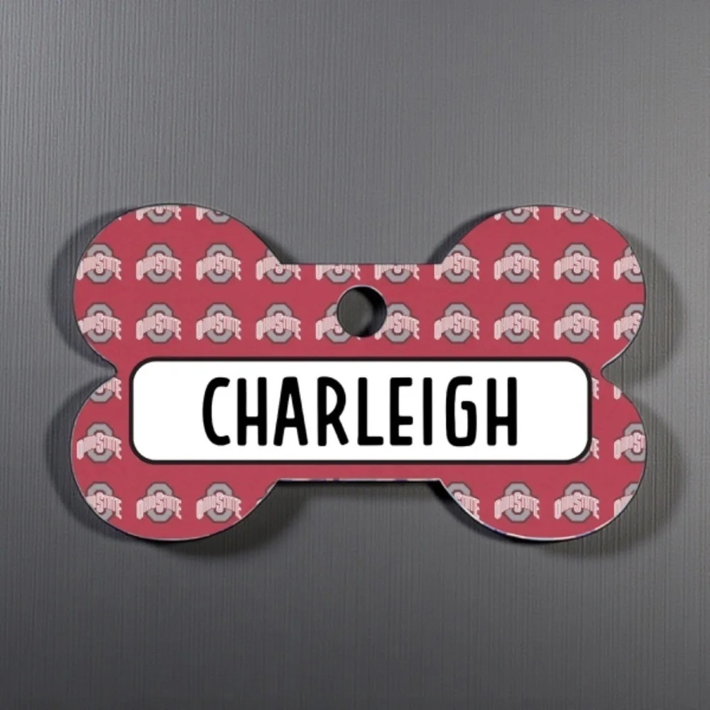 Paw-some Personalized Pet ID Tags: Make Them Unique! Double-sided I Handmade
